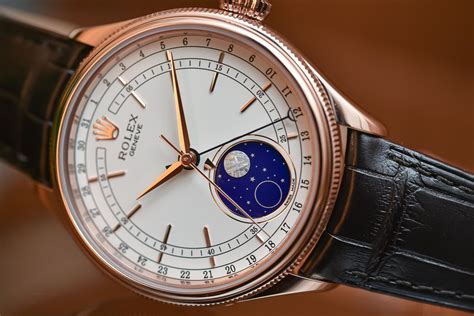 rolex cellini black and gold moonphase|Rolex cellini moonphase 50535.